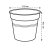 Elho Green Basics Growpot - 11cm Living Black