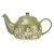 Siip Wax Resist Floral 2 Cup Teapot - Green