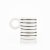 Siip Fundamental Geo Espresso Mug Black Stripe