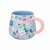 Cath Kidston Painted Pansies Blue Twisted Handle Billie