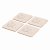 Woodbury Lane Set of 4 Cork Backed Coasters - Animals