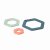 Fusion Twist Silicone Nesting Trivet Set