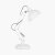 Pacific Lifestyle Alonzo Metal Task Floor Lamp - Matt White