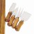 Artes Acacia Wood Cheese Board & Knife Set