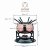 Artes Hand Finished Copper Effect Fondue Set