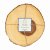 Artes Rustic Small Wooden Serving Board 25cm