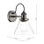 Laura Ashley Isaac Industrial Nickel 1 Light Wall Light