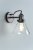 Laura Ashley Isaac Industrial Nickel 1 Light Wall Light