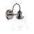 Laura Ashley Isaac Industrial Nickel 1 Light Wall Light
