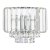 Laura Ashley Vienna Wall Light Polished Chrome Crystal