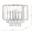 Laura Ashley Vienna Wall Light Polished Chrome Crystal