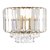 Laura Ashley Vienna Wall Light Antique Brass Crystal
