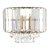 Laura Ashley Vienna Wall Light Antique Brass Crystal