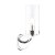 Laura Ashley Joseph Wall Light Polished Chrome Glass