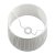 Laura Ashley Hemsley Pleated Silk Empire Drum Shade Silver 25cm/10 inch