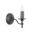 Laura Ashley Ludchurch Single Wall Light Industrial Black Bracket Only