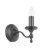 Laura Ashley Ludchurch Single Wall Light Industrial Black Bracket Only