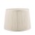 Laura Ashley Hemsley Pleated Silk Empire Drum Shade Cream 25cm/10 inch