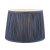 Laura Ashley Hemsley Pleated Silk Empire Drum Shade Midnight Blue 25cm/10 inch