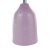 Laura Ashley Penny Table Lamp Purple Ceramic and Polished Chrome with Shade (Twin Pack)