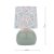 Laura Ashley Sherston Table Lamp Blue Crackle Glaze with Shade