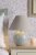 Laura Ashley Montford Table Lamp Blue Ceramic with Shade