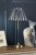 Laura Ashley Denwick Table Lamp Matt Antique Brass and Satin Blue with Shade