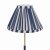 Laura Ashley Denwick Table Lamp Matt Antique Brass and Satin Blue with Shade