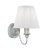 Laura Ashley Ellis Wall Light Grey with Shade