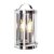 Laura Ashley Harrington Wall Light Polished Nickel Glass