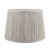 Laura Ashley Hemsley Pleated Silk Empire Drum Shade Silver 20cm/8 inch