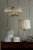 Laura Ashley Hemsley Pleated Silk Empire Drum Shade Silver 20cm/8 inch