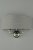Laura Ashley Sorrento 2 Light Wall Light Polished Nickel with Charcoal Grey Shade