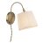 Laura Ashley Hemsley Wall Light Antique Brass and Ivory with Shade