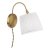 Laura Ashley Hemsley Wall Light Antique Brass and Ivory with Shade