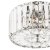 Laura Ashley Fernhurst 3 Light Flush Crystal and Polished Chrome