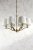 Laura Ashley Hemsley 6 Light Chandelier Matt Antique Brass with Shade