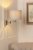 Laura Ashley Marlowe Wall Light Polished Nickel with Shade