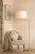 Laura Ashley Marlowe Floor Lamp Antique Brass with Shade