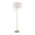 Laura Ashley Marlowe Floor Lamp Antique Brass with Shade