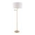 Laura Ashley Marlowe Floor Lamp Antique Brass with Shade