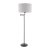 Laura Ashley Marlowe Floor Lamp Matt Black with Shade