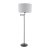 Laura Ashley Marlowe Floor Lamp Matt Black with Shade