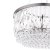 Laura Ashley Rhosill 4 Light Pendant Crystal and Aged Pewter