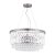 Laura Ashley Rhosill 4 Light Pendant Crystal and Aged Pewter