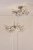 Laura Ashley Willow 3 Light Semi-Flush Satin Pewter and Crystal