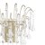 Laura Ashley Willow Wall Light Satin Champagne and Crystal