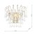 Laura Ashley Willow Wall Light Satin Champagne and Crystal
