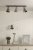 Laura Ashley Rufus 3 Light Bar Spotlight Industrial Nickel