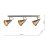 Laura Ashley Rufus 3 Light Bar Spotlight Industrial Nickel